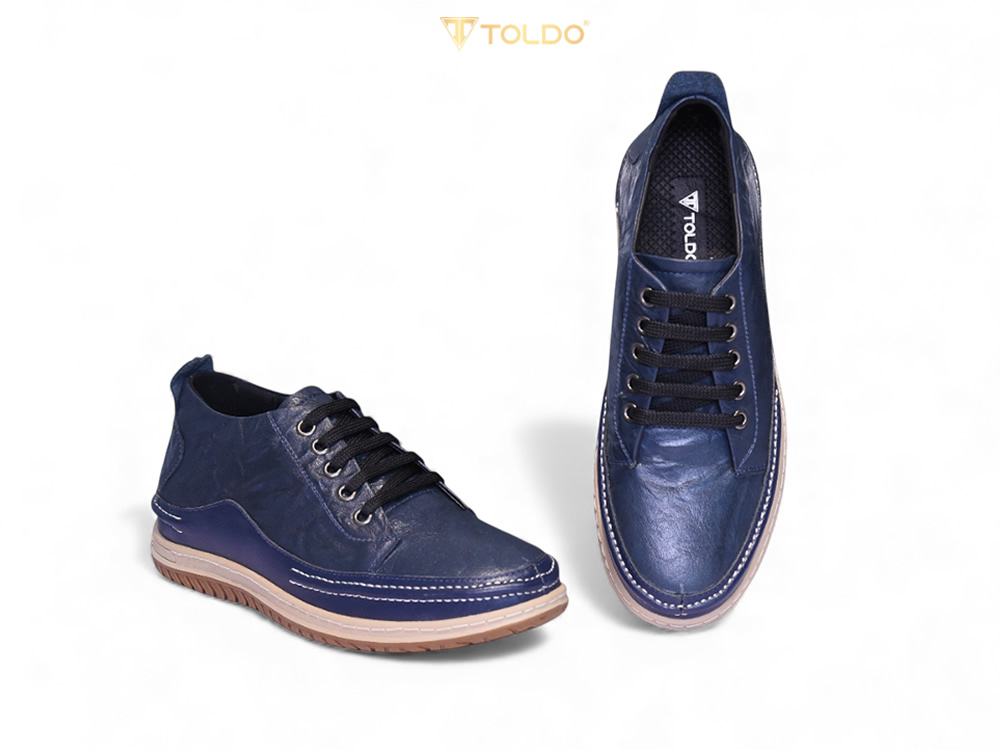 Giày cao 6cm thể thao da thật 9